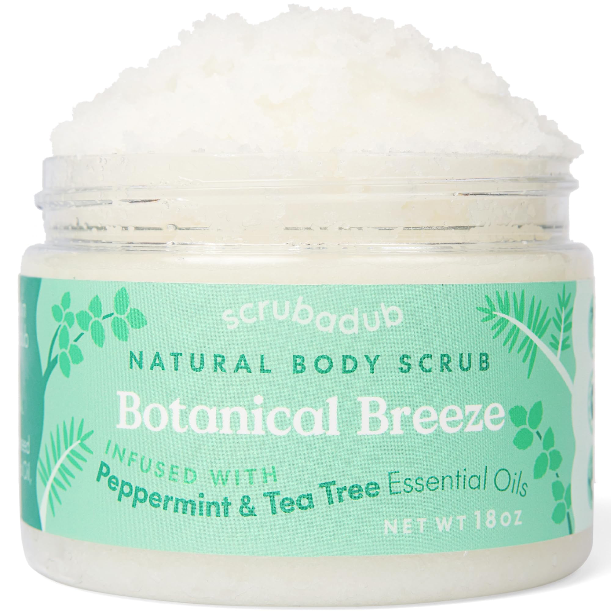 Sea Salt Body Polish Peppermint & Tea Tree - Vegan & Cruelty-Free